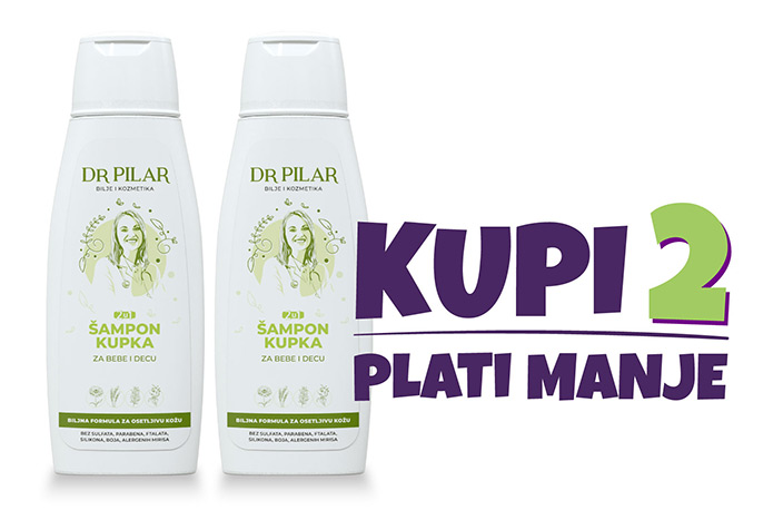 Dr Pilar 2 u 1 Šampon & kupka za bebe i decu